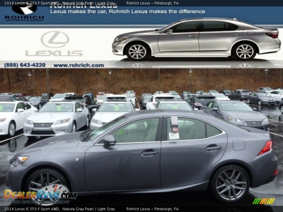 2014 Lexus IS 350 F Sport AWD Nebula Gray Pearl / Light Gray Photo #1