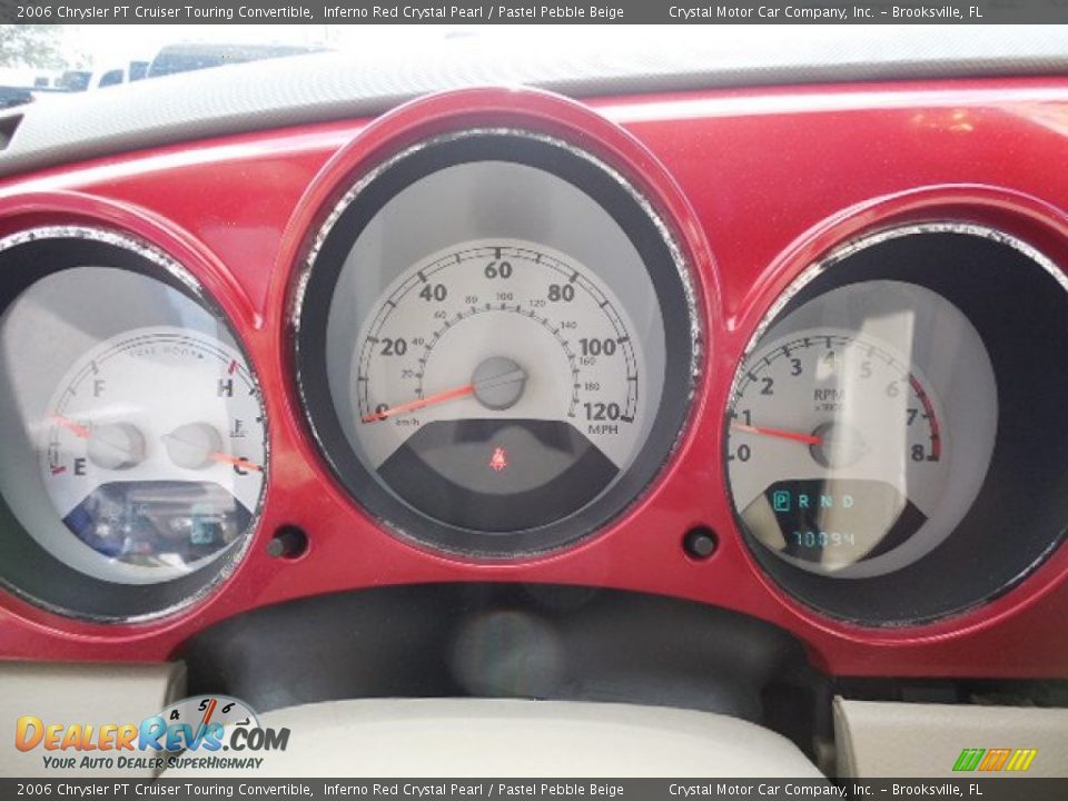 2006 Chrysler PT Cruiser Touring Convertible Inferno Red Crystal Pearl / Pastel Pebble Beige Photo #18