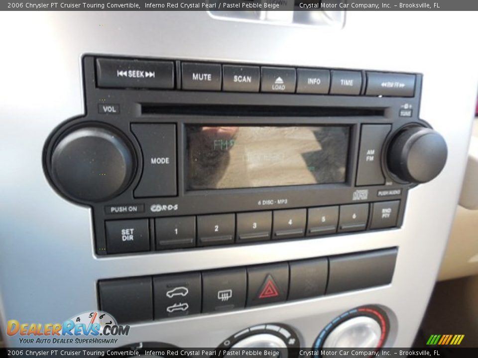 Audio System of 2006 Chrysler PT Cruiser Touring Convertible Photo #19