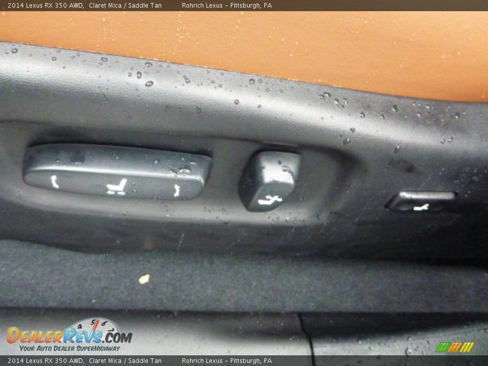 2014 Lexus RX 350 AWD Claret Mica / Saddle Tan Photo #15