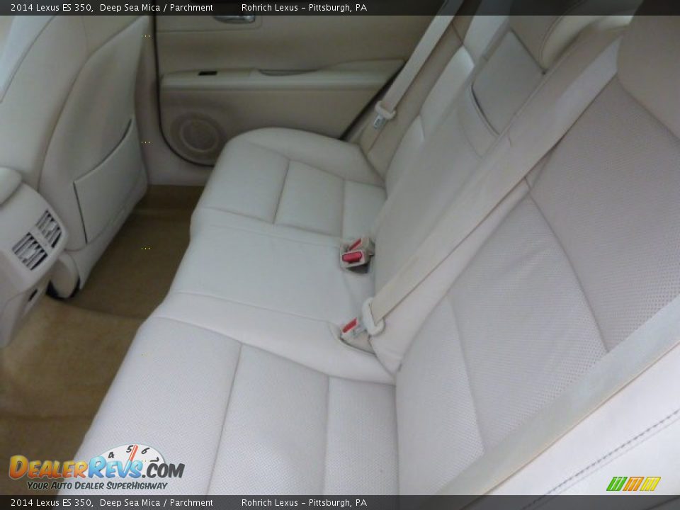2014 Lexus ES 350 Deep Sea Mica / Parchment Photo #11