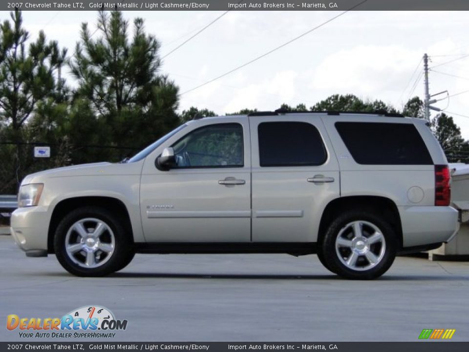2007 Chevrolet Tahoe LTZ Gold Mist Metallic / Light Cashmere/Ebony Photo #8