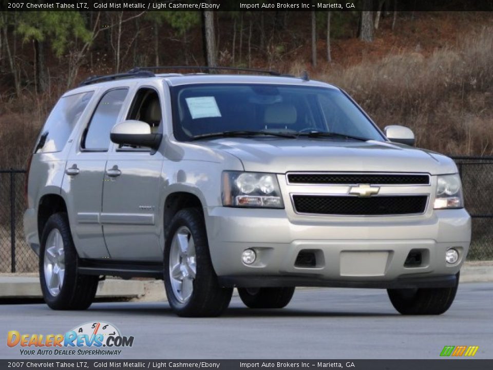2007 Chevrolet Tahoe LTZ Gold Mist Metallic / Light Cashmere/Ebony Photo #9