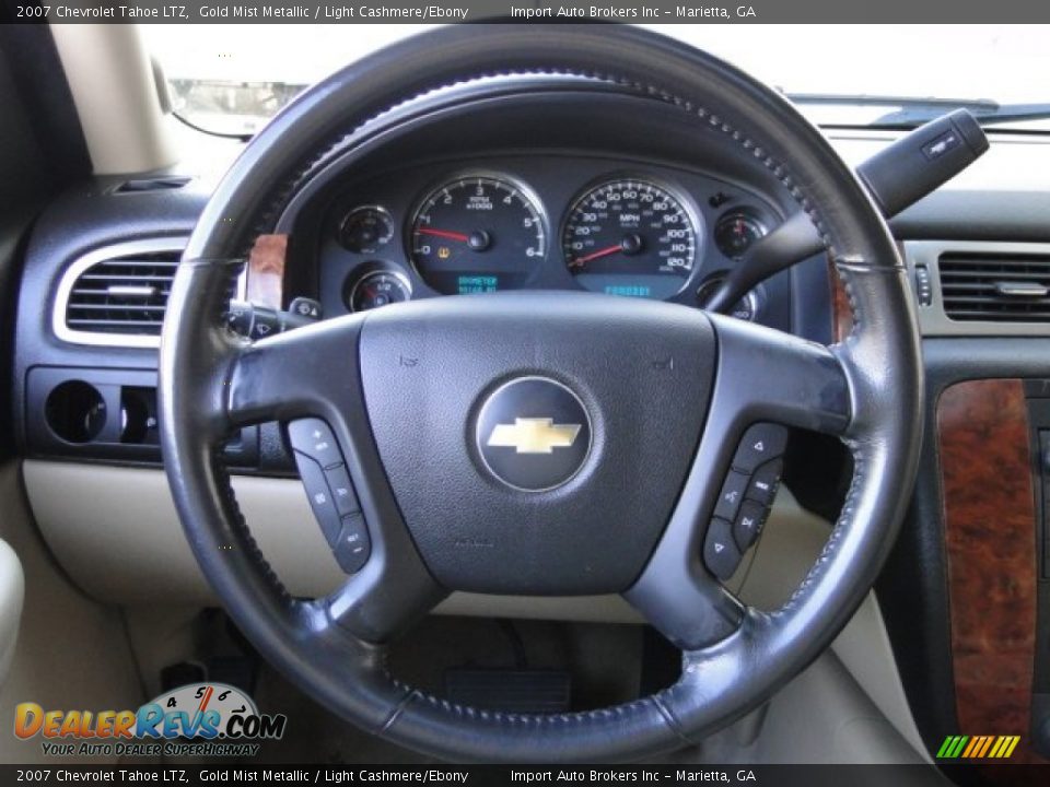2007 Chevrolet Tahoe LTZ Gold Mist Metallic / Light Cashmere/Ebony Photo #13