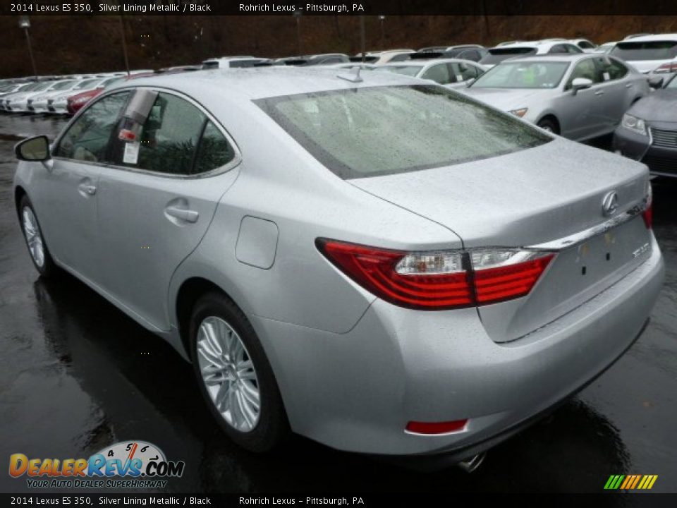 2014 Lexus ES 350 Silver Lining Metallic / Black Photo #2
