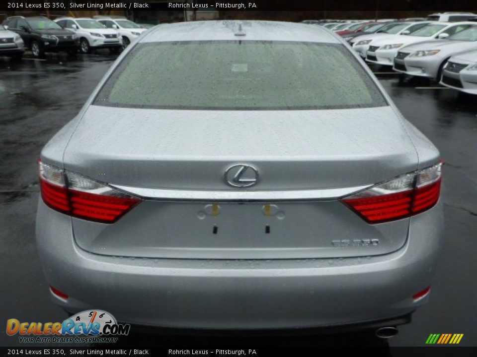 2014 Lexus ES 350 Silver Lining Metallic / Black Photo #3