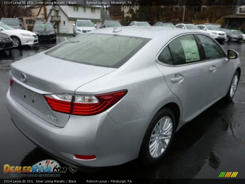 2014 Lexus ES 350 Silver Lining Metallic / Black Photo #4