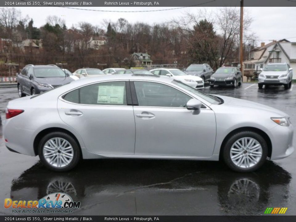 2014 Lexus ES 350 Silver Lining Metallic / Black Photo #5