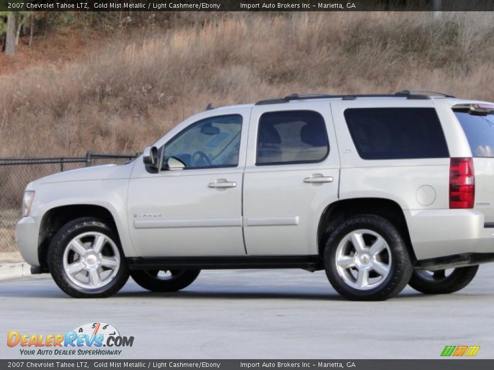 2007 Chevrolet Tahoe LTZ Gold Mist Metallic / Light Cashmere/Ebony Photo #34