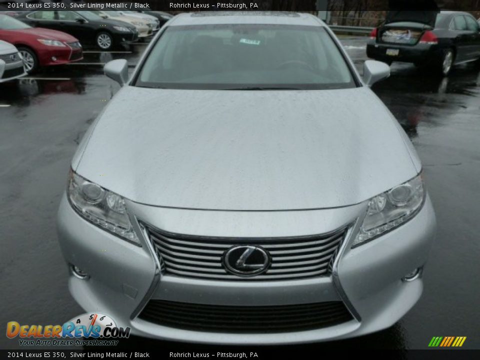 2014 Lexus ES 350 Silver Lining Metallic / Black Photo #7