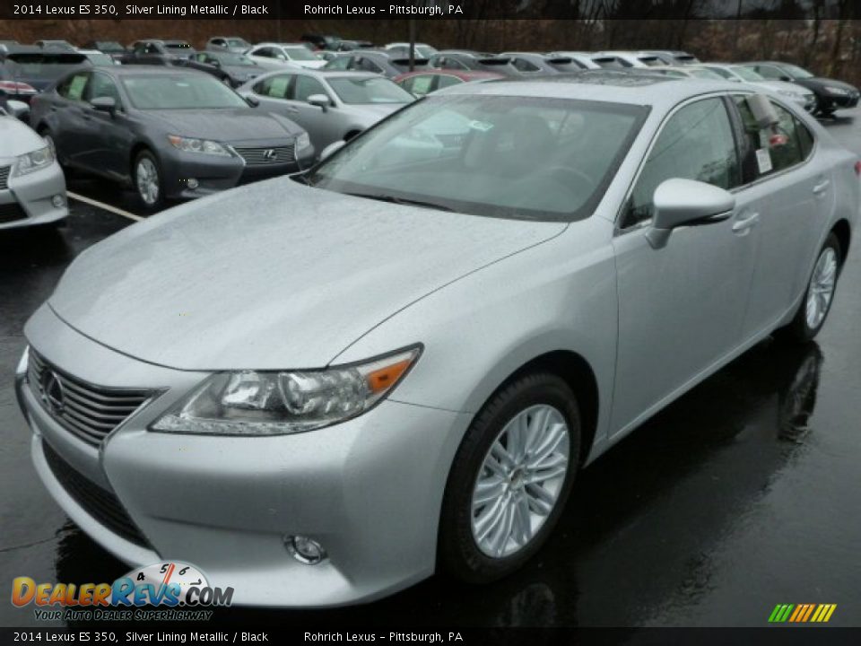 2014 Lexus ES 350 Silver Lining Metallic / Black Photo #8