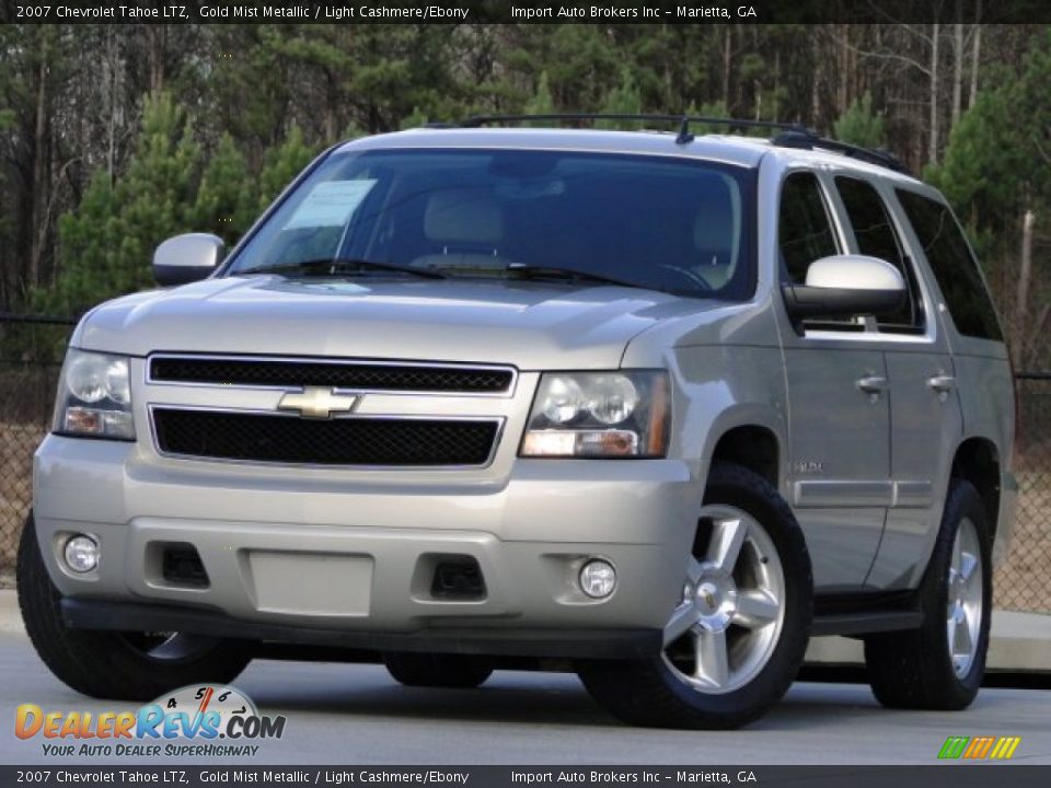 2007 Chevrolet Tahoe LTZ Gold Mist Metallic / Light Cashmere/Ebony Photo #36