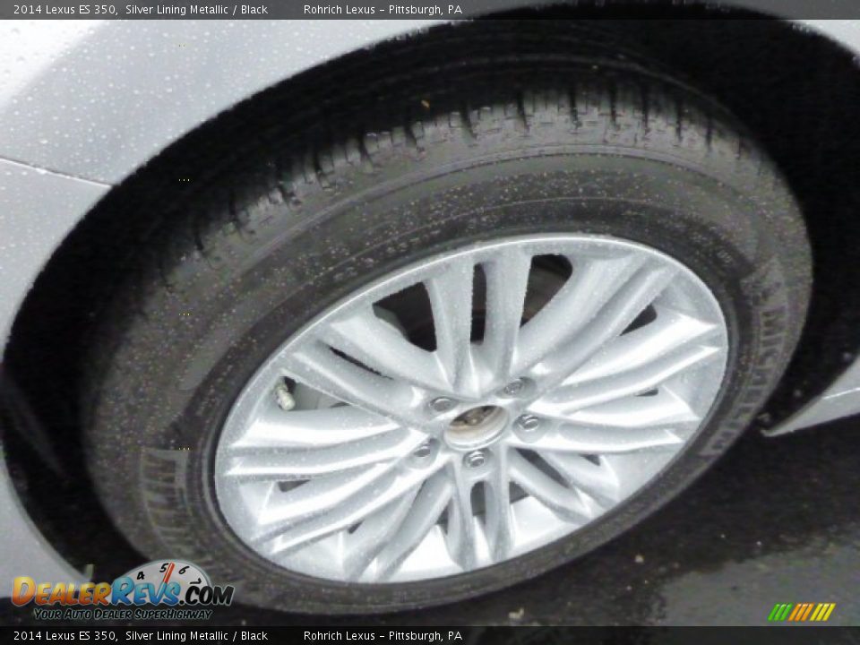 2014 Lexus ES 350 Silver Lining Metallic / Black Photo #9