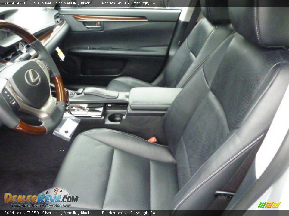 2014 Lexus ES 350 Silver Lining Metallic / Black Photo #10