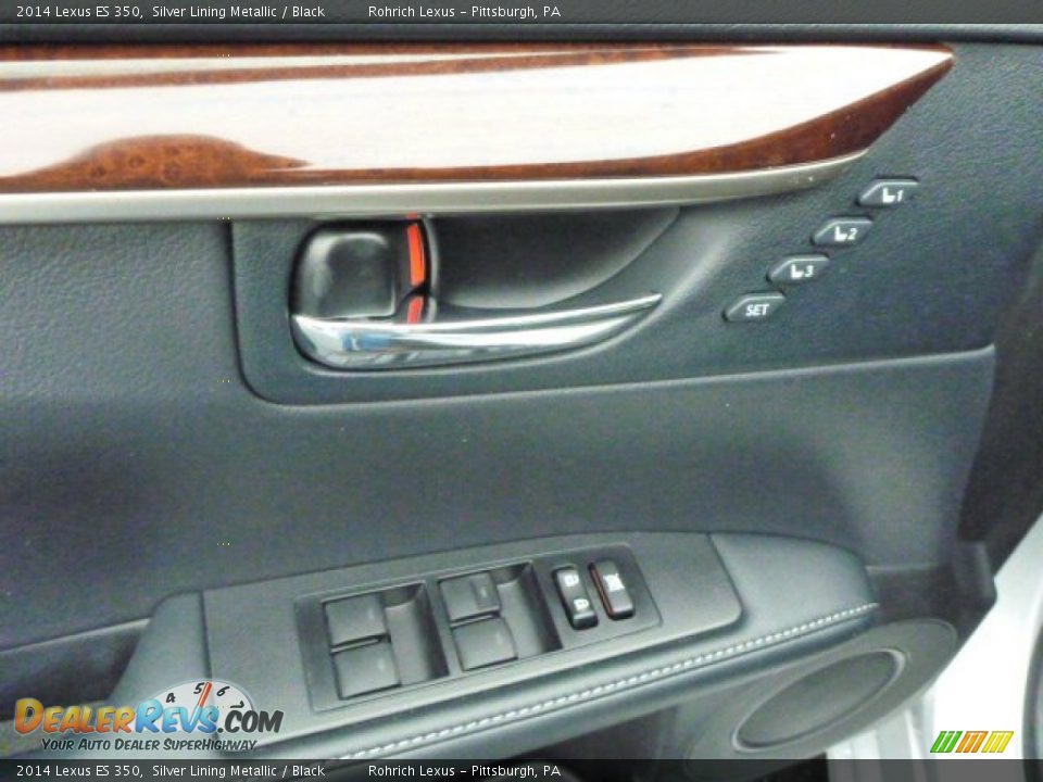 2014 Lexus ES 350 Silver Lining Metallic / Black Photo #13