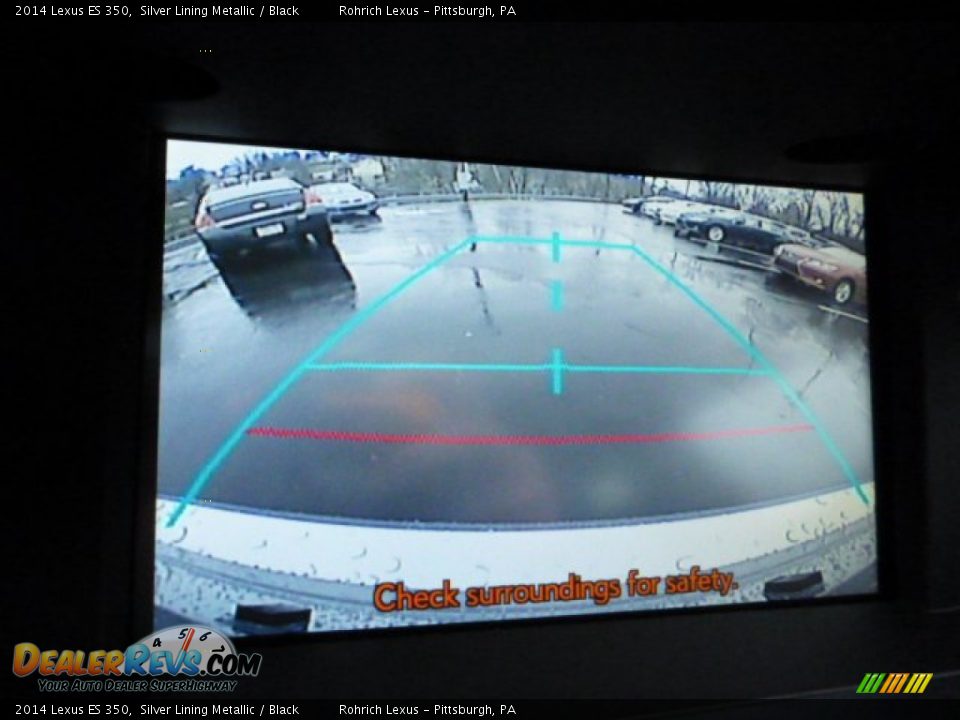 2014 Lexus ES 350 Silver Lining Metallic / Black Photo #17