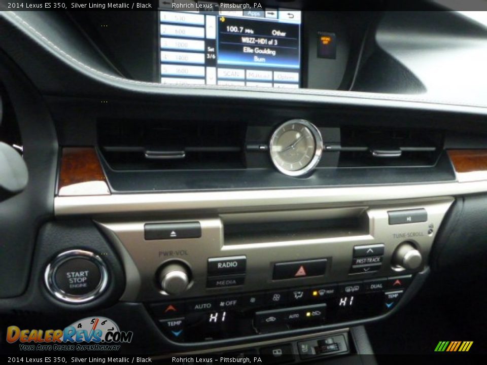 2014 Lexus ES 350 Silver Lining Metallic / Black Photo #18