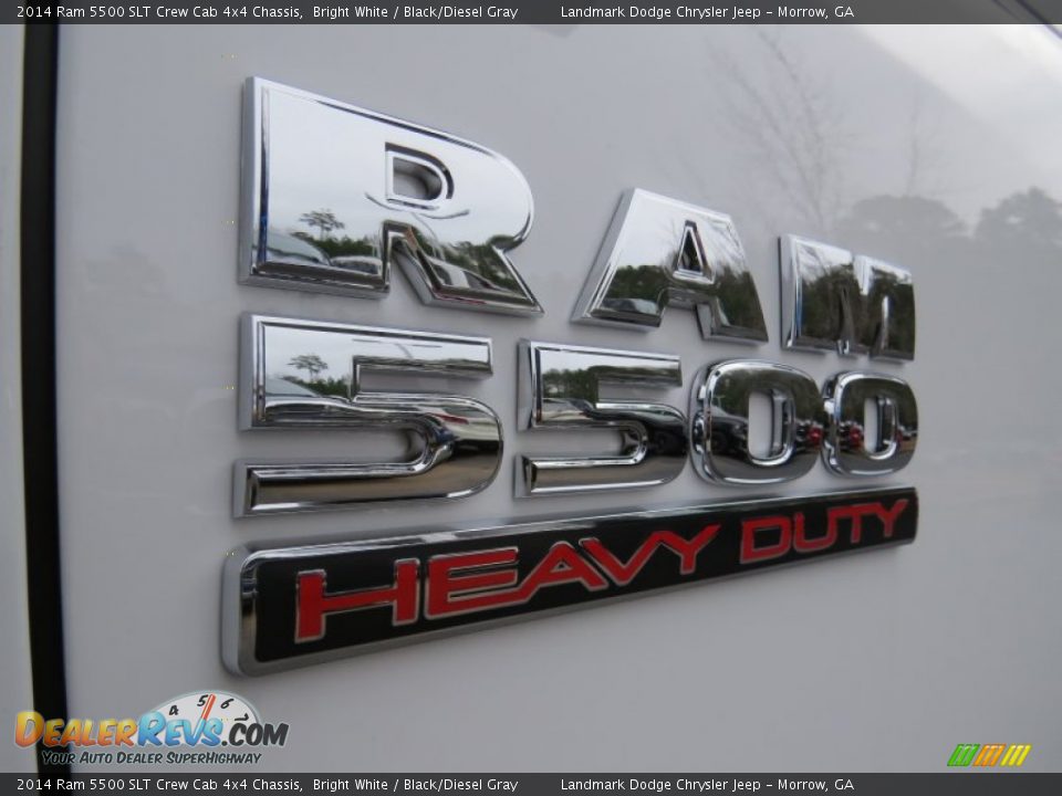 2014 Ram 5500 SLT Crew Cab 4x4 Chassis Bright White / Black/Diesel Gray Photo #6