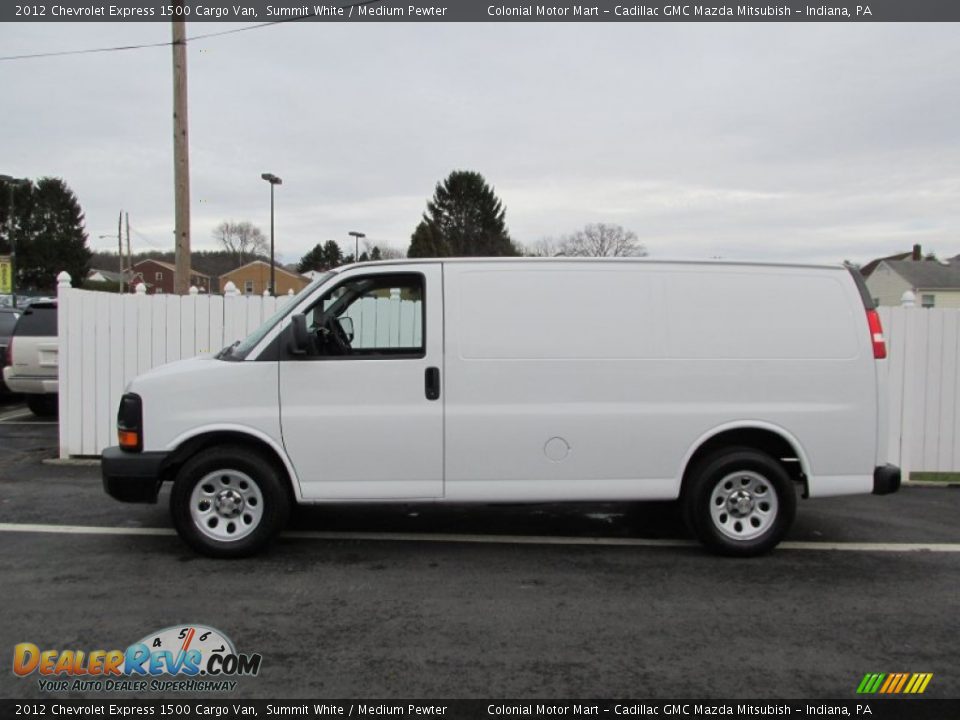2012 Chevrolet Express 1500 Cargo Van Summit White / Medium Pewter Photo #2