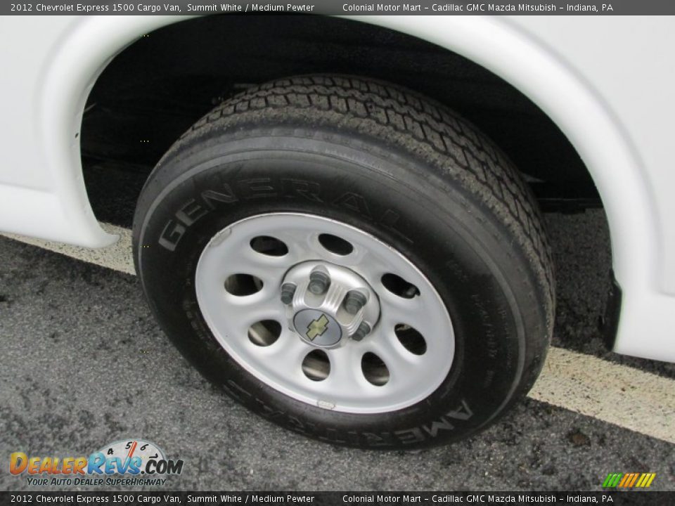 2012 Chevrolet Express 1500 Cargo Van Summit White / Medium Pewter Photo #3