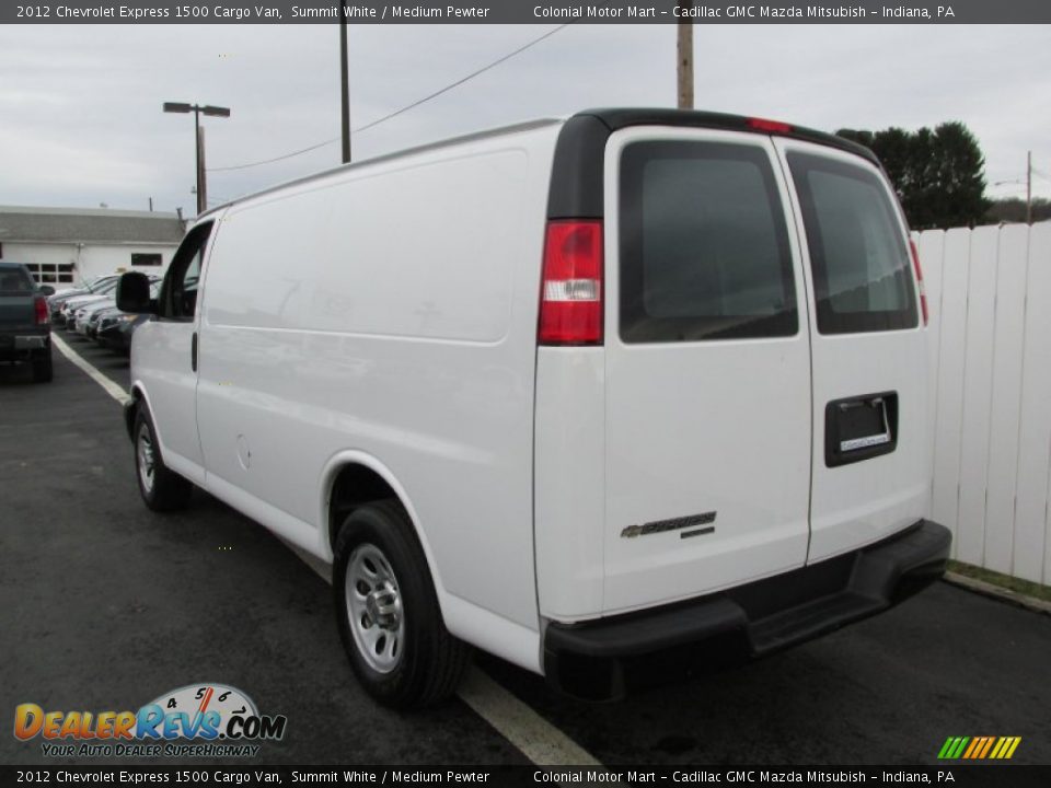 2012 Chevrolet Express 1500 Cargo Van Summit White / Medium Pewter Photo #4