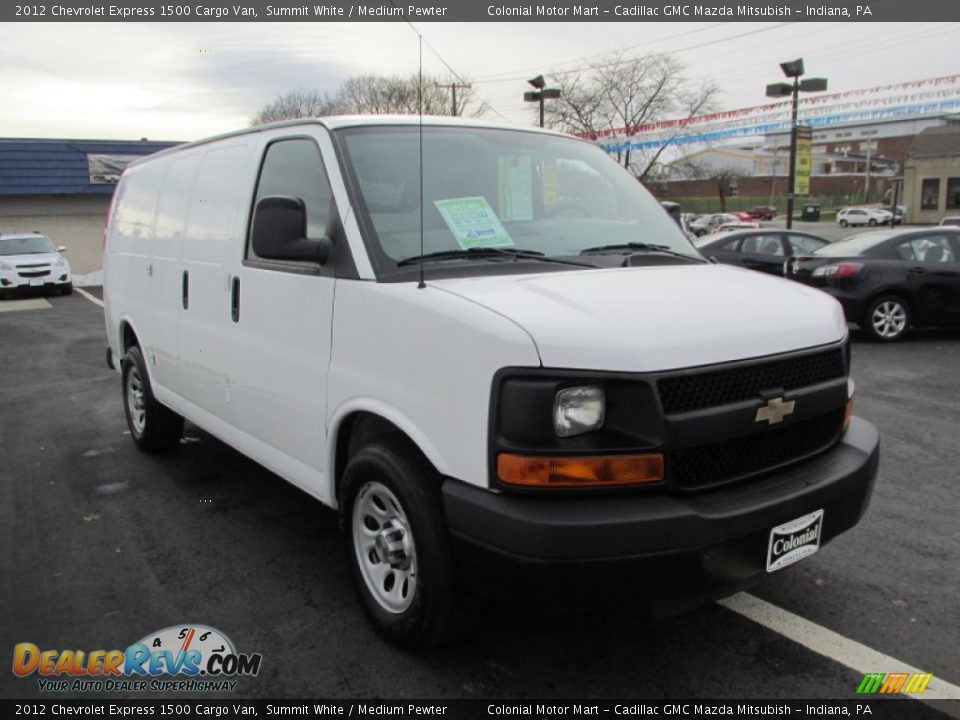 2012 Chevrolet Express 1500 Cargo Van Summit White / Medium Pewter Photo #6