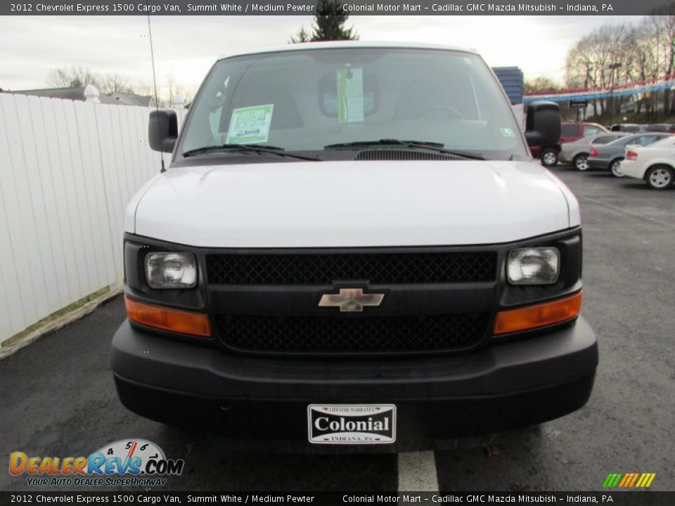 2012 Chevrolet Express 1500 Cargo Van Summit White / Medium Pewter Photo #7