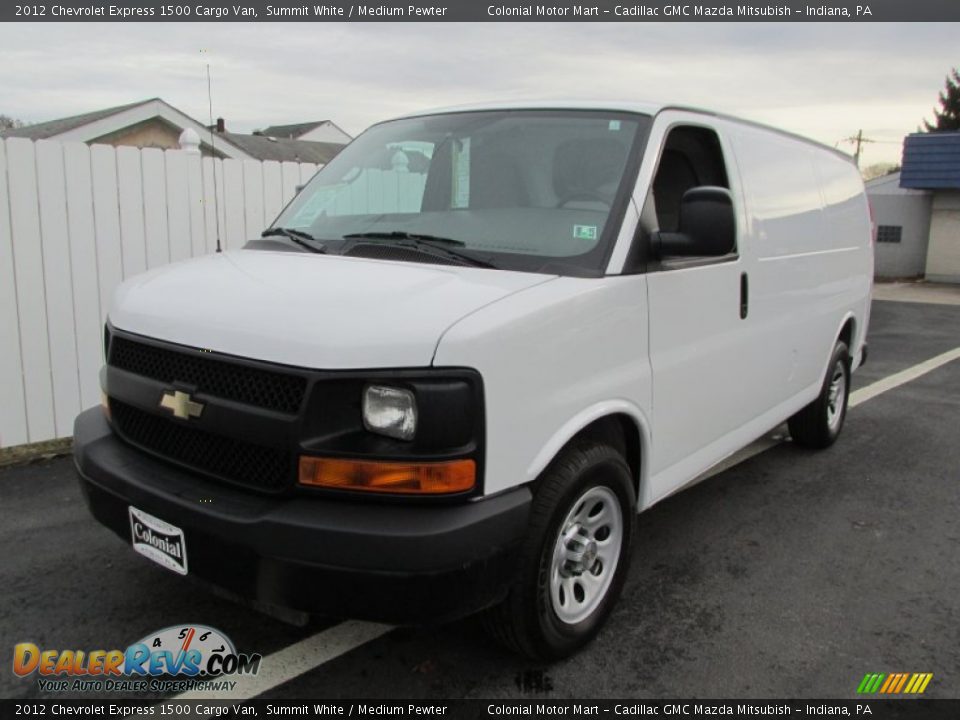 2012 Chevrolet Express 1500 Cargo Van Summit White / Medium Pewter Photo #8