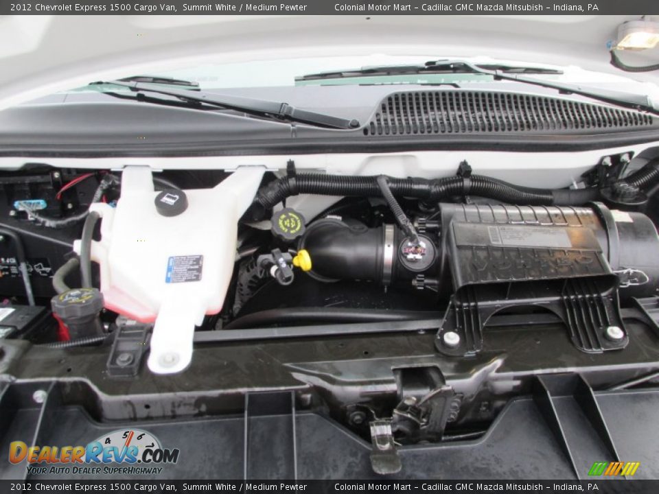 2012 Chevrolet Express 1500 Cargo Van Summit White / Medium Pewter Photo #9