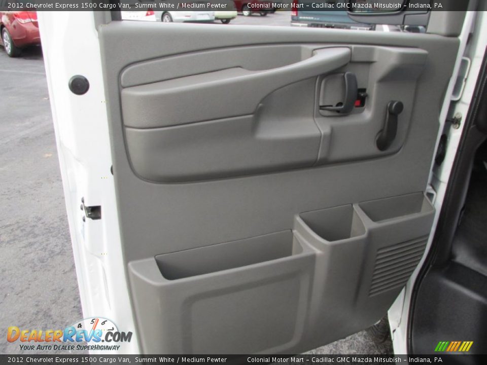 2012 Chevrolet Express 1500 Cargo Van Summit White / Medium Pewter Photo #10