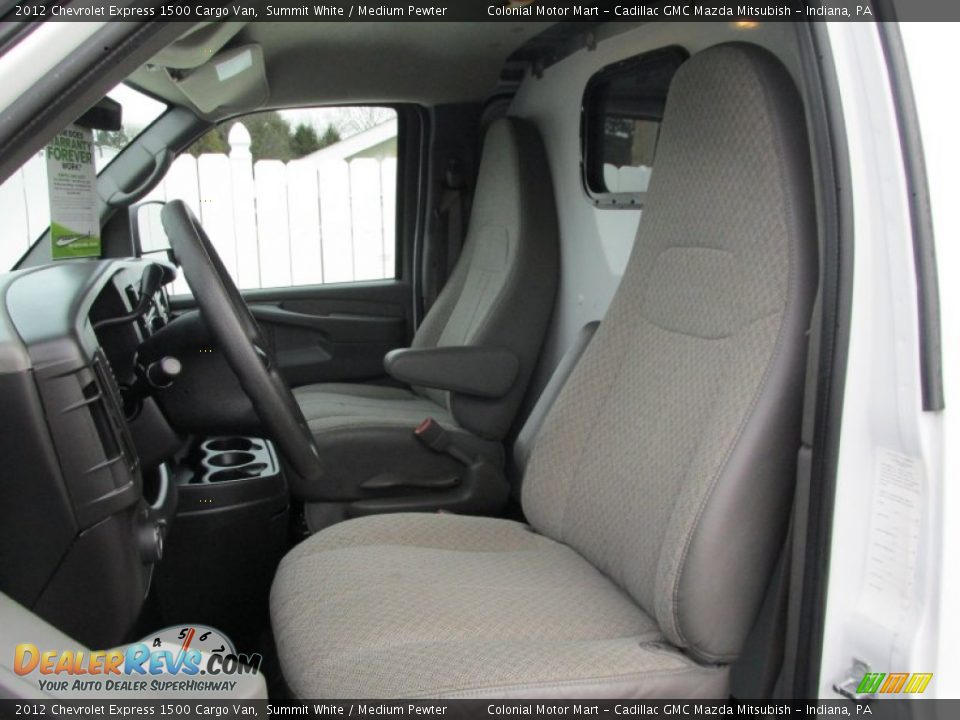 Front Seat of 2012 Chevrolet Express 1500 Cargo Van Photo #11