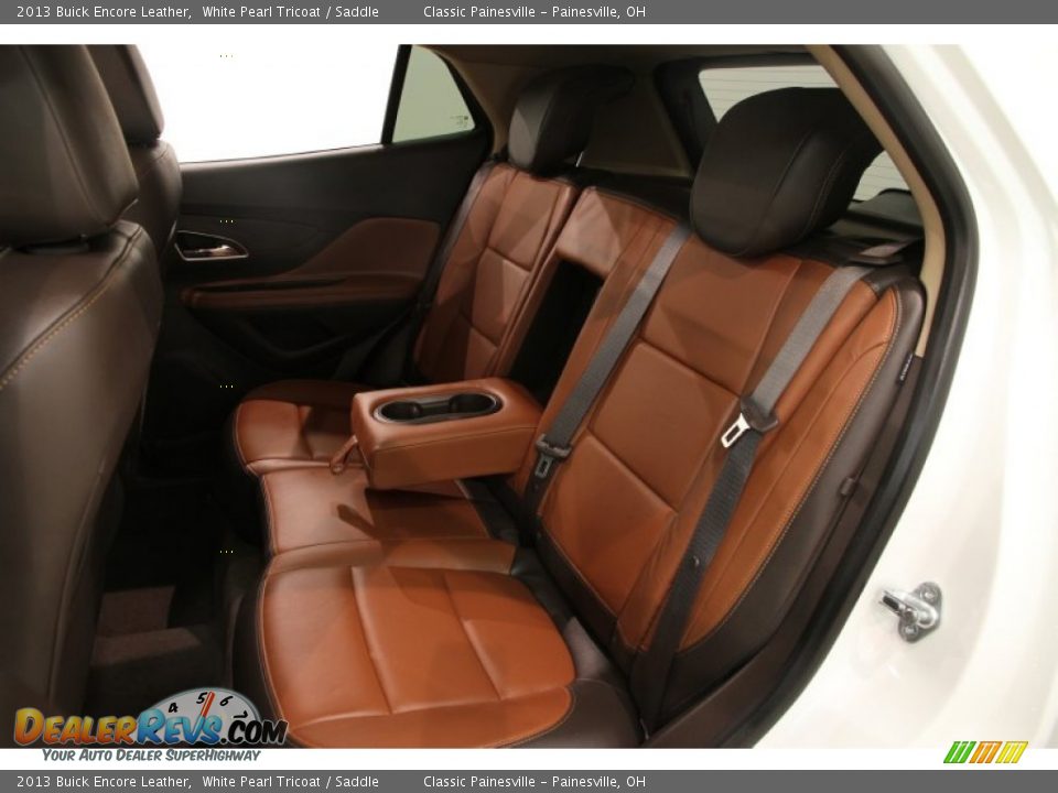 2013 Buick Encore Leather White Pearl Tricoat / Saddle Photo #27