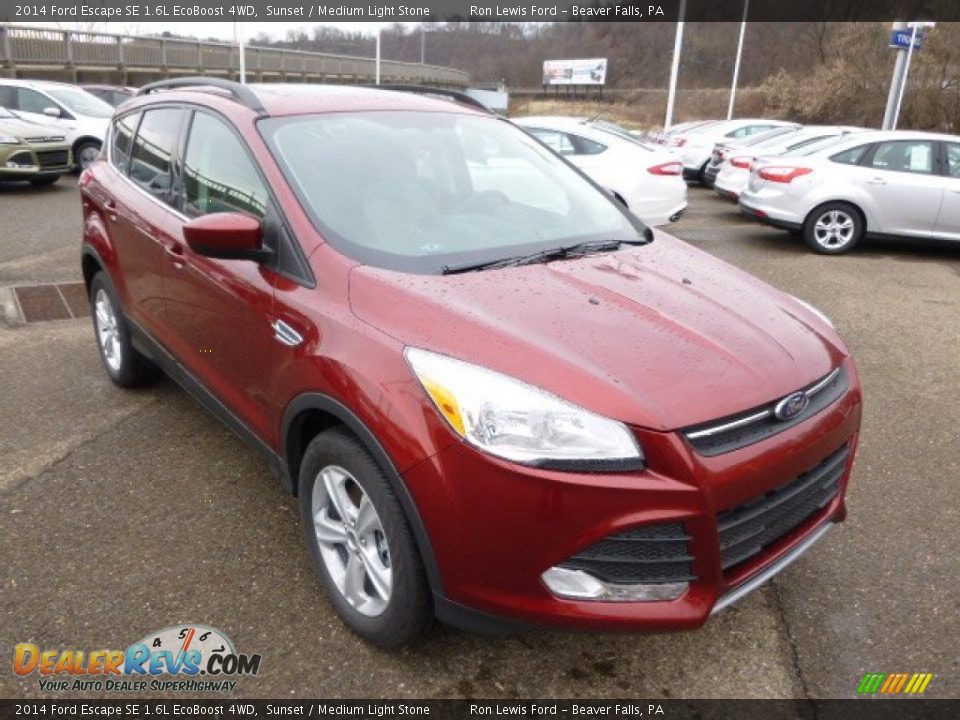 2014 Ford Escape SE 1.6L EcoBoost 4WD Sunset / Medium Light Stone Photo #2