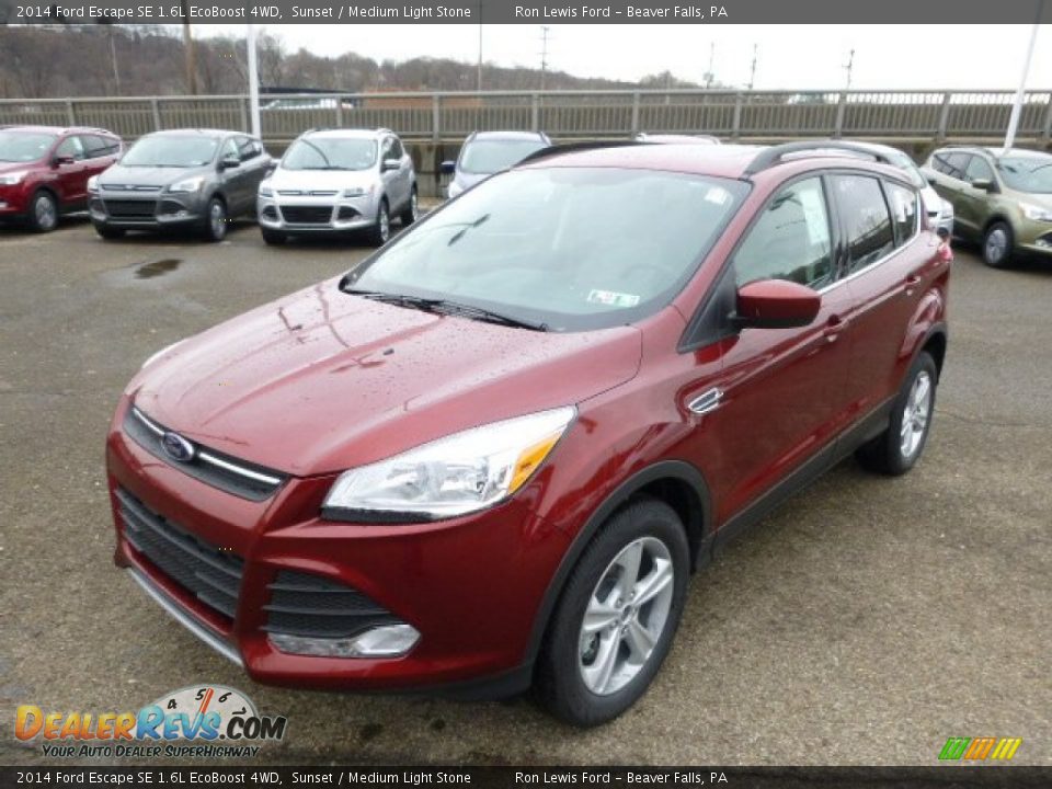 2014 Ford Escape SE 1.6L EcoBoost 4WD Sunset / Medium Light Stone Photo #4