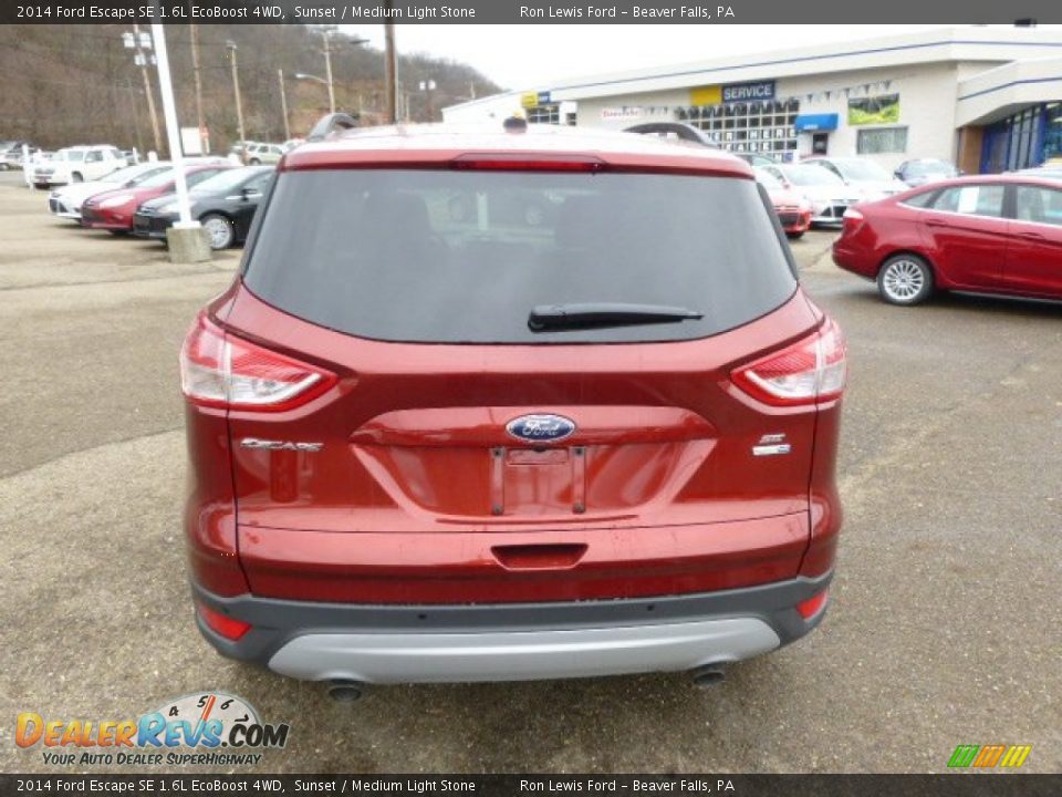 2014 Ford Escape SE 1.6L EcoBoost 4WD Sunset / Medium Light Stone Photo #7