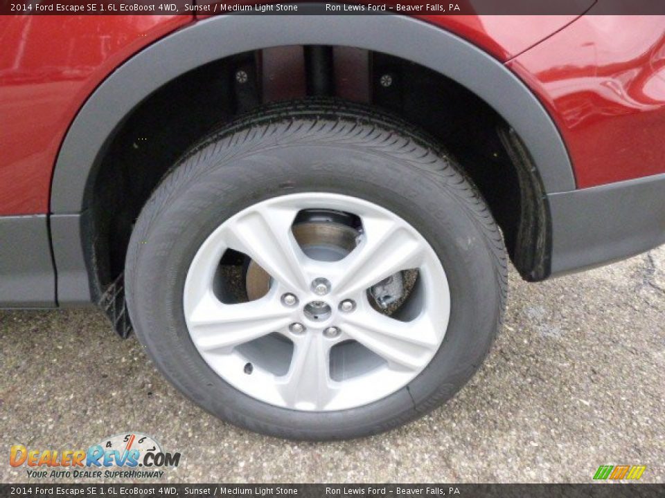 2014 Ford Escape SE 1.6L EcoBoost 4WD Sunset / Medium Light Stone Photo #9