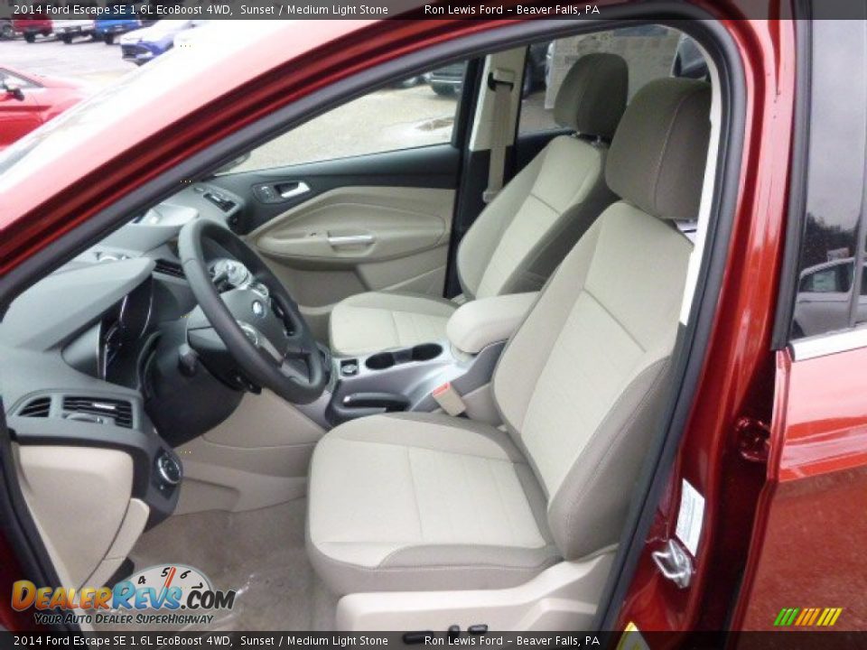 2014 Ford Escape SE 1.6L EcoBoost 4WD Sunset / Medium Light Stone Photo #10