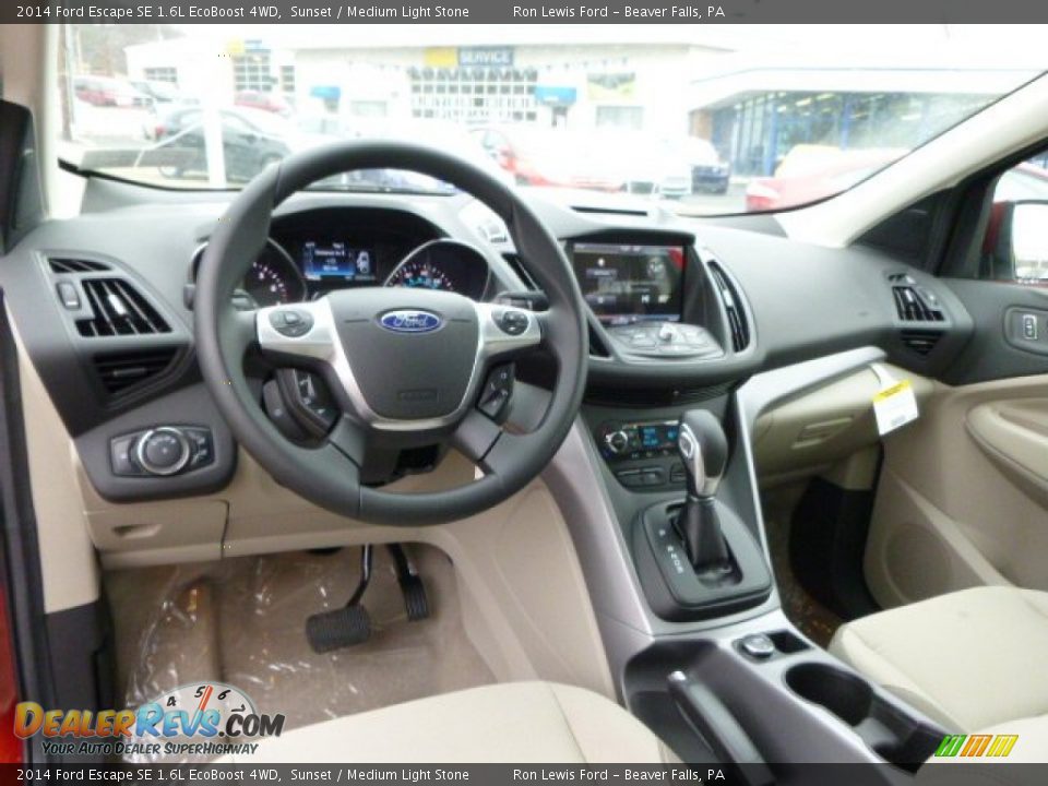 2014 Ford Escape SE 1.6L EcoBoost 4WD Sunset / Medium Light Stone Photo #14