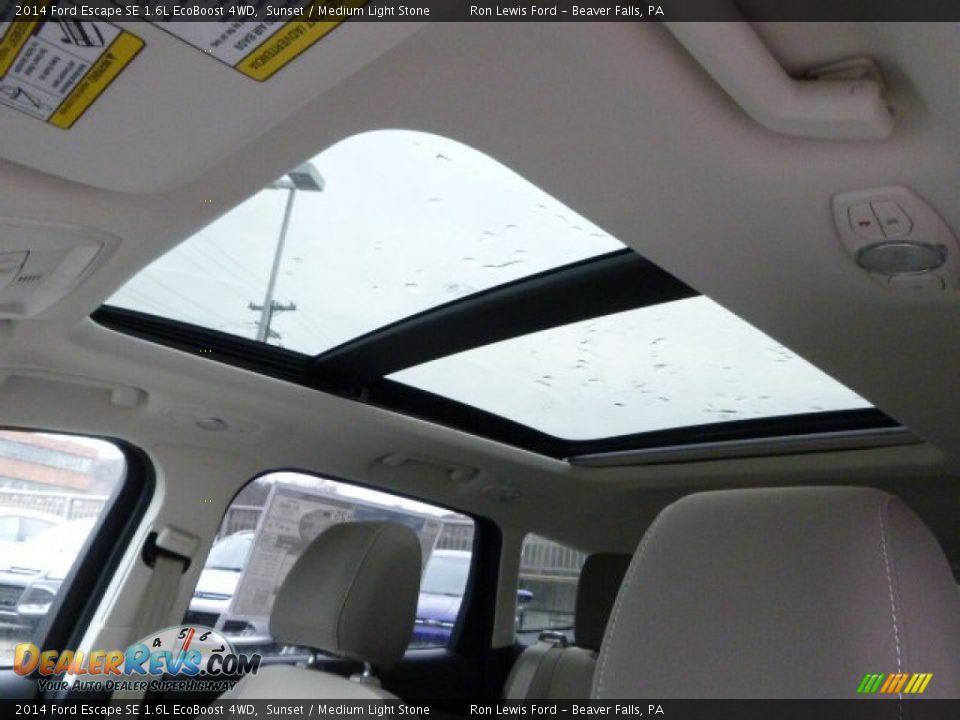 2014 Ford Escape SE 1.6L EcoBoost 4WD Sunset / Medium Light Stone Photo #15