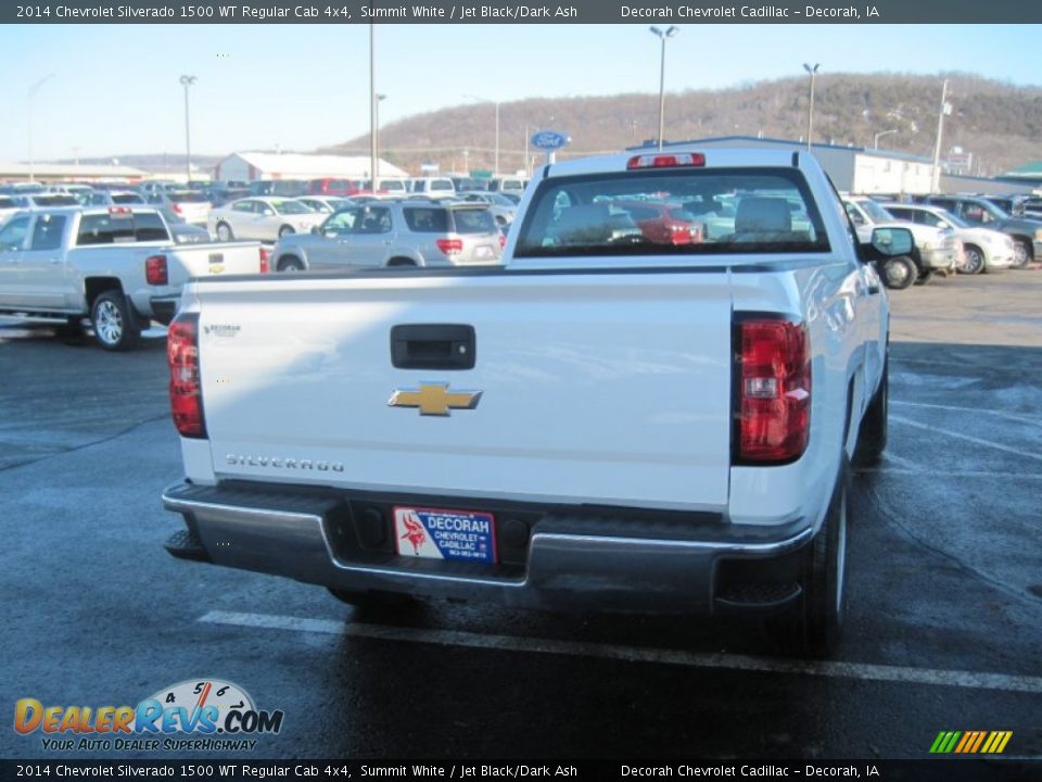 2014 Chevrolet Silverado 1500 WT Regular Cab 4x4 Summit White / Jet Black/Dark Ash Photo #4