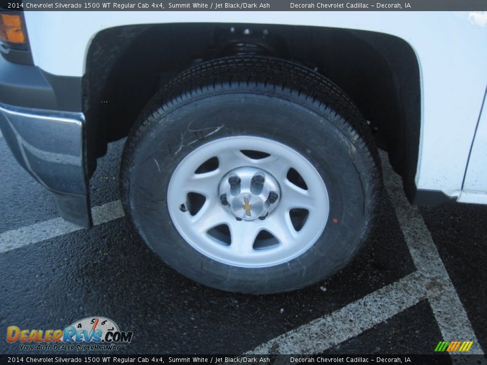 2014 Chevrolet Silverado 1500 WT Regular Cab 4x4 Summit White / Jet Black/Dark Ash Photo #6