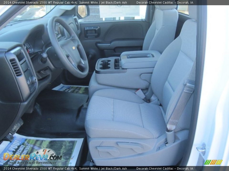 2014 Chevrolet Silverado 1500 WT Regular Cab 4x4 Summit White / Jet Black/Dark Ash Photo #7