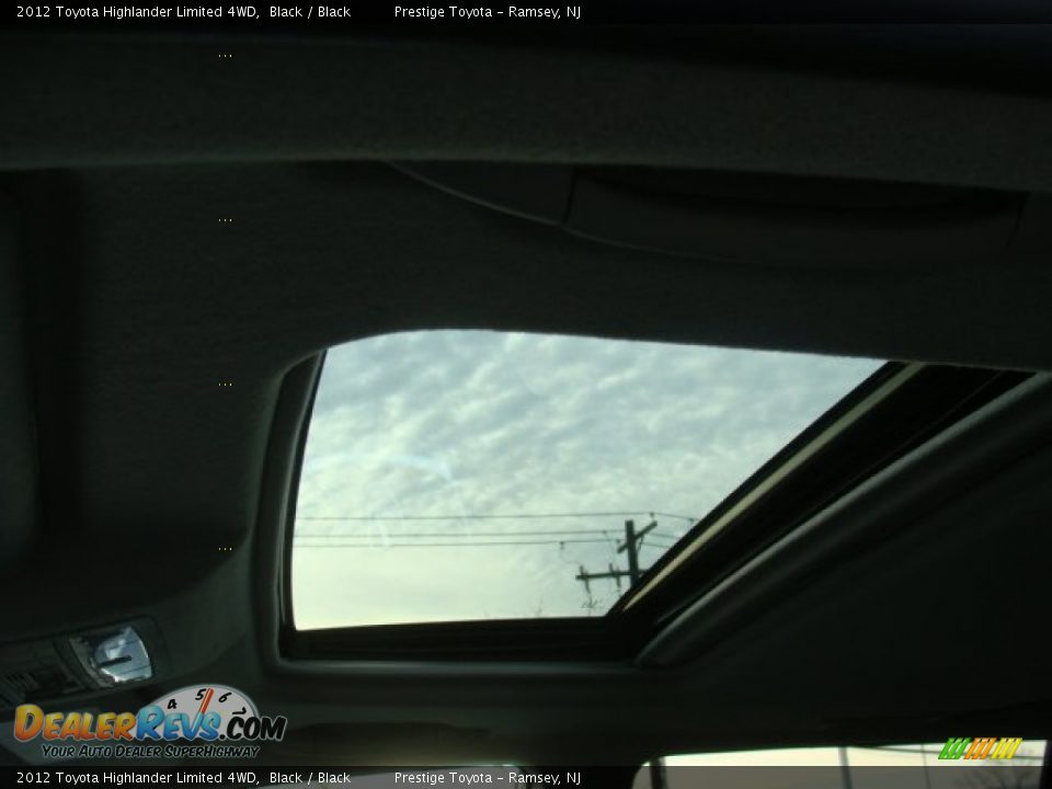 2012 Toyota Highlander Limited 4WD Black / Black Photo #8