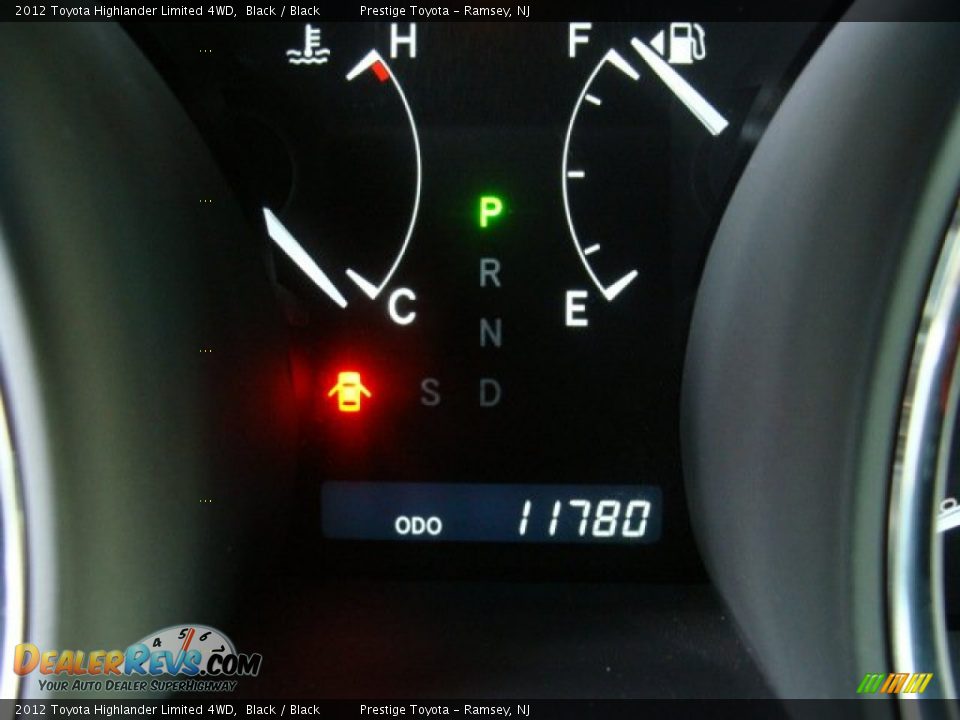 2012 Toyota Highlander Limited 4WD Black / Black Photo #10