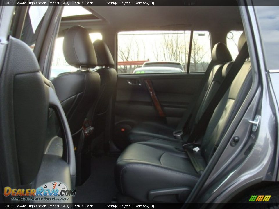 2012 Toyota Highlander Limited 4WD Black / Black Photo #13