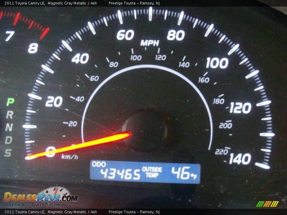 2011 Toyota Camry LE Magnetic Gray Metallic / Ash Photo #10