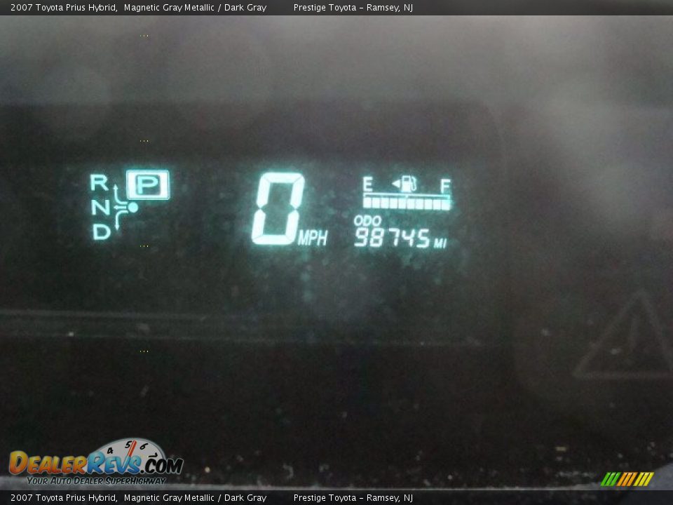 2007 Toyota Prius Hybrid Magnetic Gray Metallic / Dark Gray Photo #10