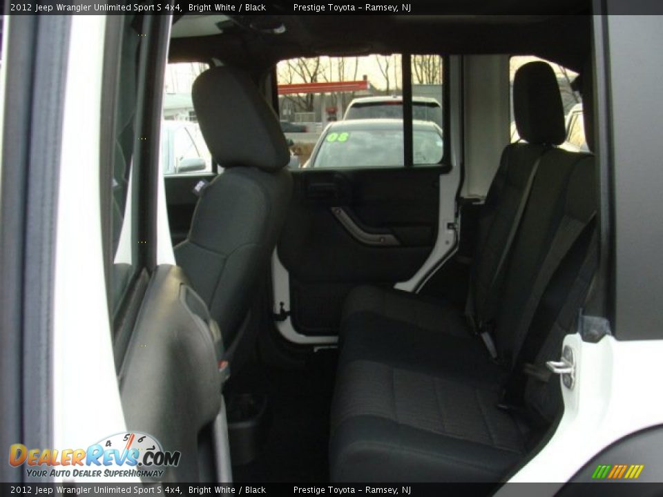 2012 Jeep Wrangler Unlimited Sport S 4x4 Bright White / Black Photo #13