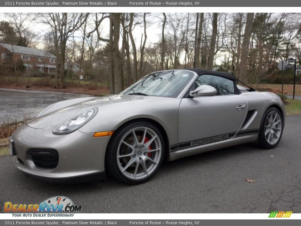 Front 3/4 View of 2011 Porsche Boxster Spyder Photo #1