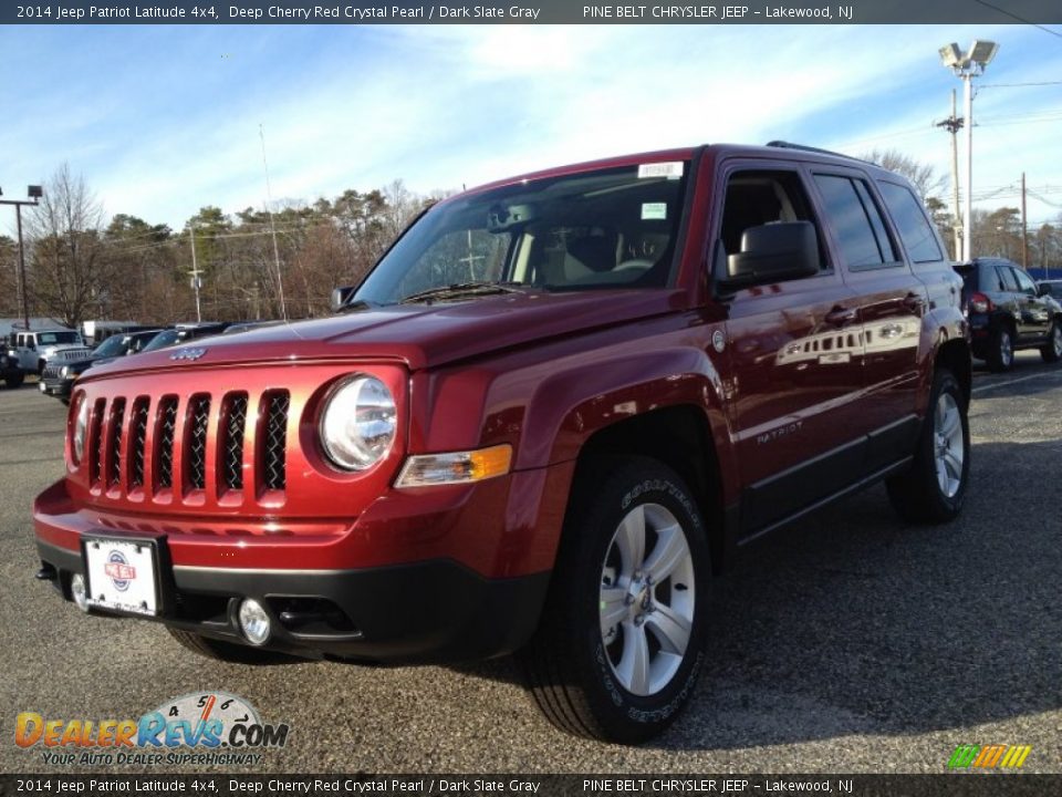 2014 Jeep Patriot Latitude 4x4 Deep Cherry Red Crystal Pearl / Dark Slate Gray Photo #1